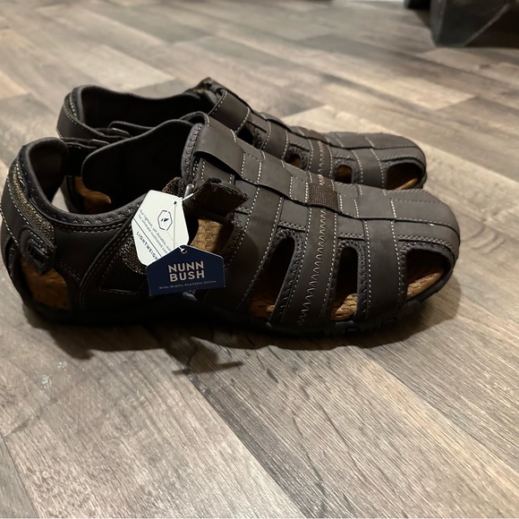 Nunn Bush Walk Brown VeganLeather Rio Bravo Fisherman Lightweight Sandals NWT 13 - Picture 9 of 15